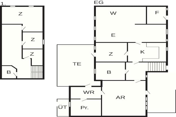 Foto van 6 Personen vakantie huis in Thyholm - Vakantiehuis in Thyholm - FloorPlan