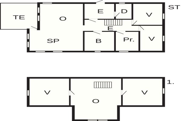 Foto van 6 persoons vakantie huis in Dønna - Vakantiehuis in Dønna - FloorPlan