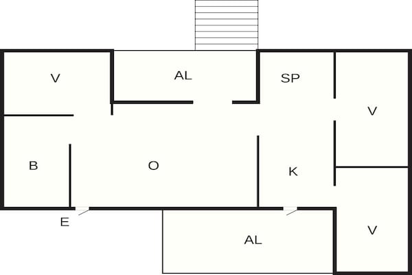 Foto van 4 sterren vakantie huis in GAMLEBY - Vakantiehuis in GAMLEBY - FloorPlan