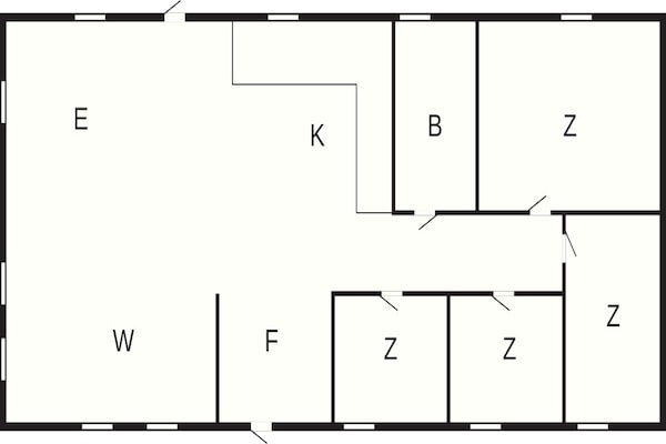 Foto van 4 sterren vakantie huis in Löttorp - Vakantiehuis in Löttorp - FloorPlan