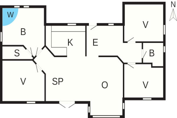 Foto van 6 persoons vakantie huis in Hirtshals-By Traum - Vakantiehuis in Hirtshals - FloorPlan