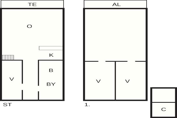Foto van 4 sterren vakantie huis in Højby - Vakantiehuis in Højby - FloorPlan