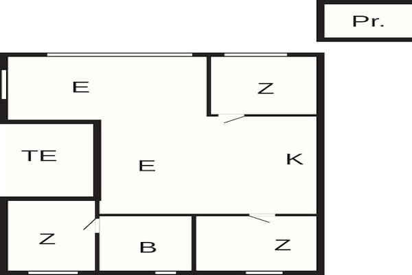 Foto van 4 sterren vakantie huis in Hals - Vakantiehuis in Hals - FloorPlan