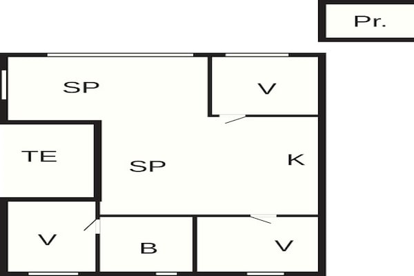 Foto van 4 sterren vakantie huis in Hals - Vakantiehuis in Hals - FloorPlan