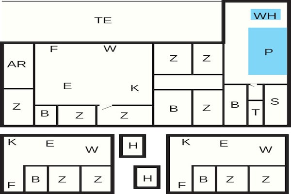 Foto van 4 sterren vakantie huis in Blokhus - Vakantiehuis in Blokhus - FloorPlan