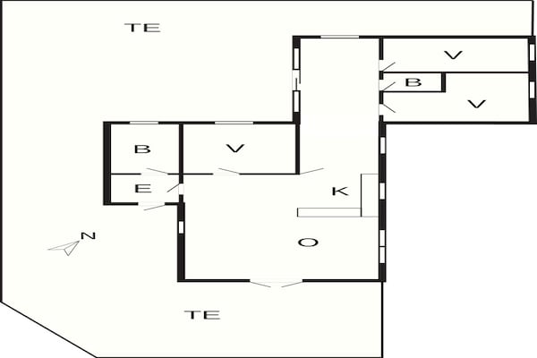 Foto van Gezellig strandhuis -- By Traum Ferienwohnungen - Vakantiehuis in Jerup - FloorPlan