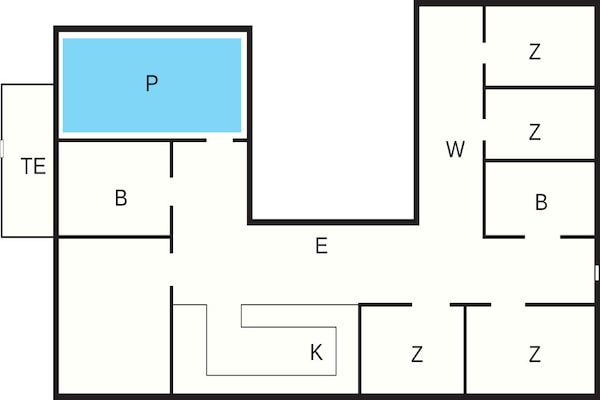 Foto van 5 sterren vakantie huis in Blokhus - Vakantiehuis in Blokhus - FloorPlan