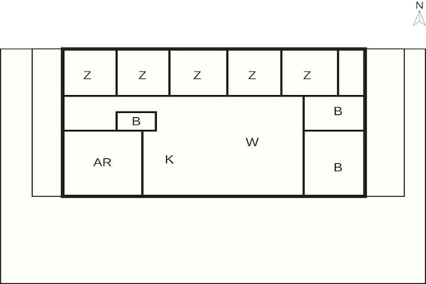 Foto van 5 sterren vakantie huis in Sæby - Vakantiehuis in Sæby - FloorPlan
