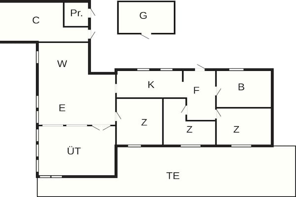 Foto van 6 Personen vakantie huis in Løgstør - Vakantiehuis in Løgstør - FloorPlan