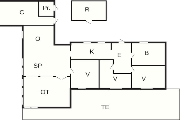 Foto van 6 Personen vakantie huis in Løgstør - Vakantiehuis in Løgstør - FloorPlan