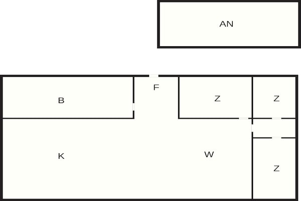 Foto van 4 sterren vakantie huis in Rønde - Vakantiehuis in Rønde - FloorPlan