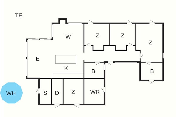 Foto van 5 sterren vakantie huis in Aabenraa - Vakantiehuis in Aabenraa - FloorPlan