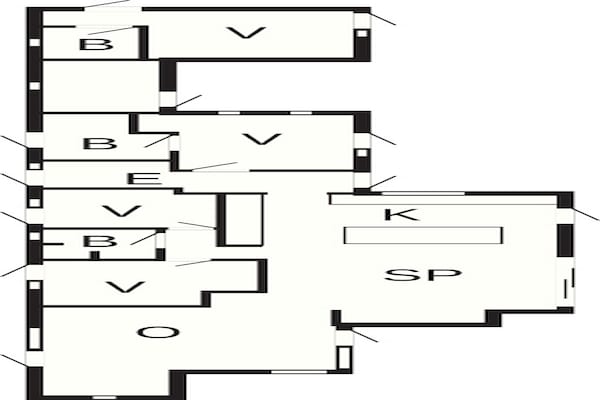 Foto van 4 sterren vakantie huis in Gilleleje - Vakantiehuis in Gilleleje - FloorPlan