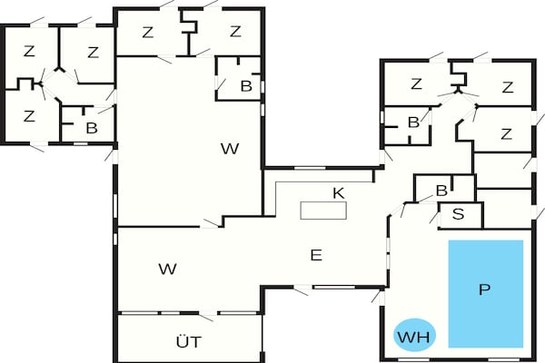 Foto van 5 sterren vakantie huis in Glesborg - Vakantiehuis in Glesborg - FloorPlan