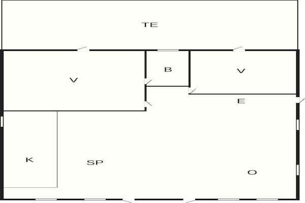 Foto van 6 Personen vakantie huis in Dannemare - Vakantiehuis in Dannemare - FloorPlan