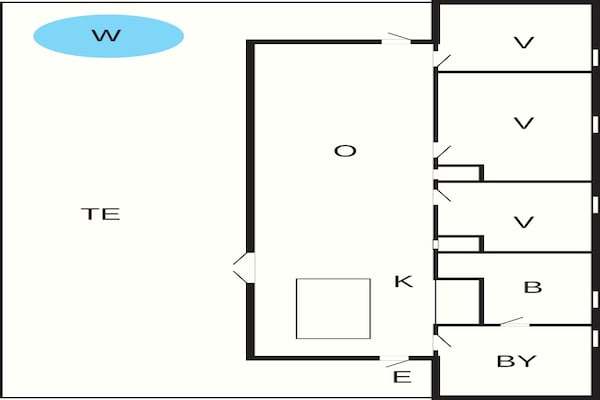 Foto van 5 sterren vakantie huis in Gotlands Tofta - Vakantiehuis in Gotlands Tofta - FloorPlan