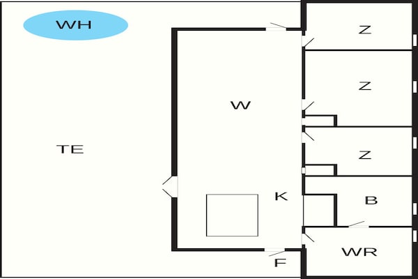 Foto van 5 sterren vakantie huis in Gotlands Tofta - Vakantiehuis in Gotlands Tofta - FloorPlan