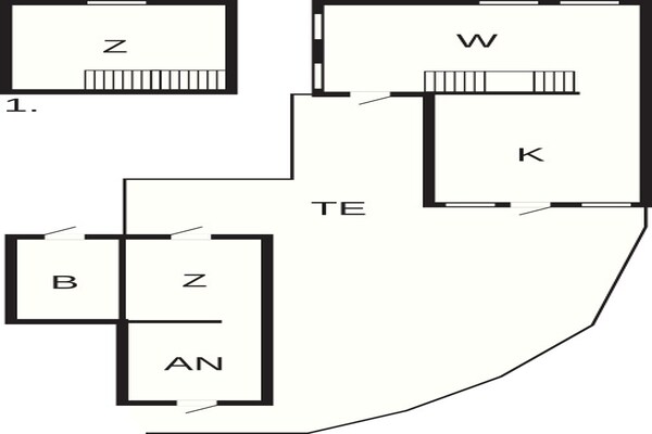 Foto van 4 sterren vakantie huis in Sejerø - Vakantiehuis in Sejerø - FloorPlan