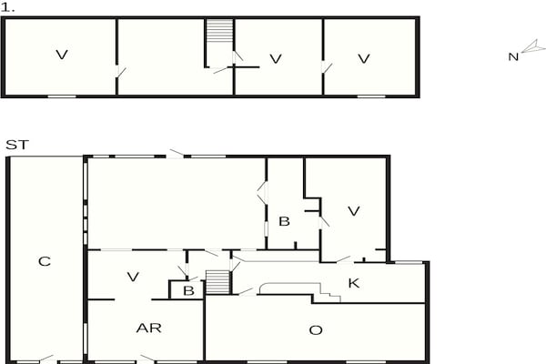 Foto van Ringkøbing herenhuis met spa en activiteitenruimte - FloorPlan