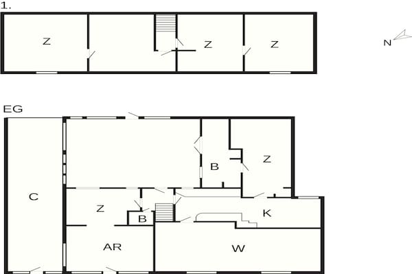 Foto van Ringkøbing herenhuis met spa en activiteitenruimte - FloorPlan