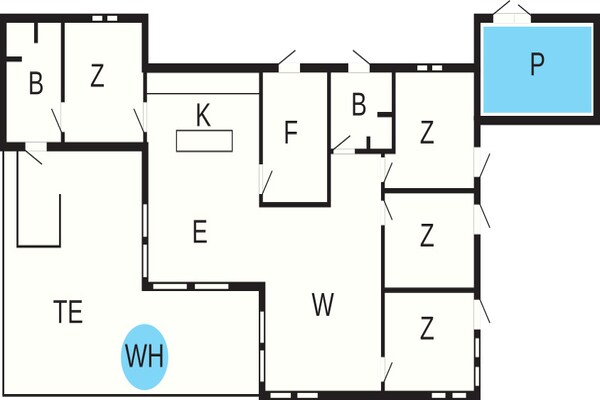 Foto van 5 sterren vakantie huis in Væggerløse - Vakantiehuis in Væggerløse - FloorPlan