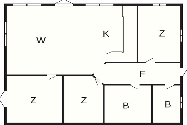 Foto van 8 Personen vakantie huis in Stege - Vakantiehuis in Stege - FloorPlan