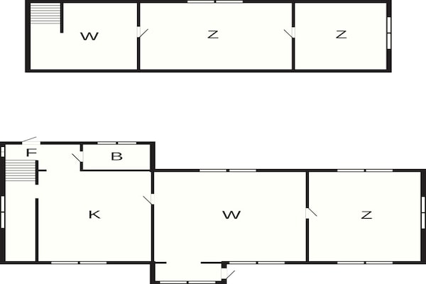 Foto van 6 Personen vakantie huis in Backaryd - Vakantiehuis in Backaryd - FloorPlan