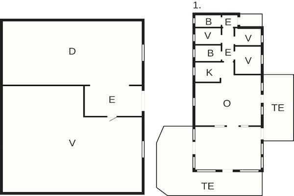 Foto van 8 Personen vakantie huis in Hellandsjøen - Vakantiehuis in Hellandsjøen - FloorPlan