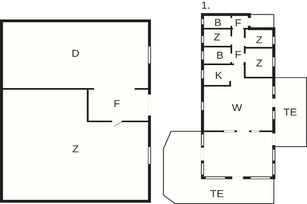 Foto van 8 Personen vakantie huis in Hellandsjøen - Vakantiehuis in Hellandsjøen - FloorPlan