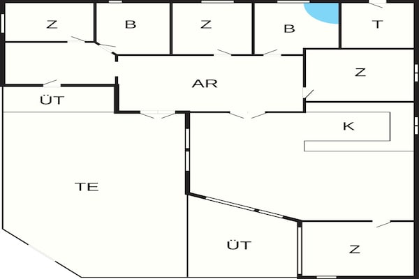 Foto van 5 sterren vakantie huis in Ansager - Vakantiehuis in Ansager - FloorPlan