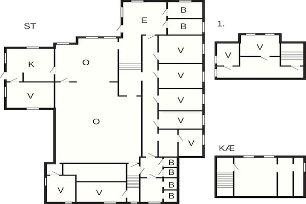Foto van Ruime villa nabij Ribe - Vakantiehuis in Skærbæk - FloorPlan