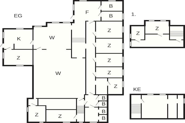 Foto van Ruime villa nabij Ribe - Vakantiehuis in Skærbæk - FloorPlan