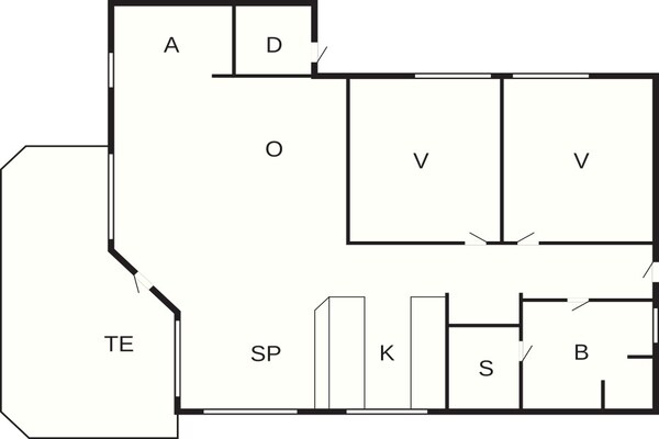 Foto van Wellnessverblijf met sauna voor zes personen - Vakantiehuis in Großenbrode - FloorPlan