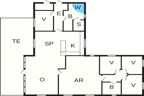 Foto van 10 persoons vakantie huis in Hasselberg - Vakantiehuis in Kappeln - FloorPlan