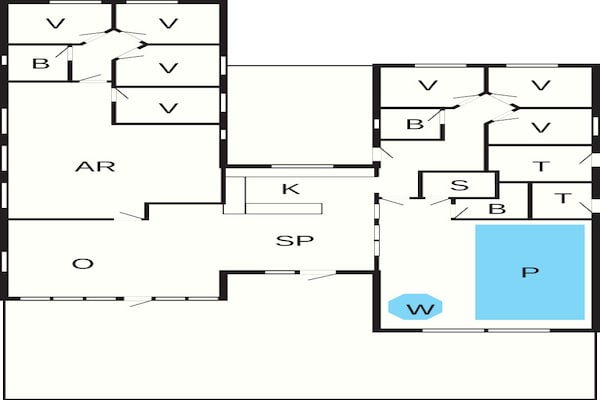 Foto van 18 persoons vakantie huis in Hasselberg - Vakantiehuis in Kappeln - FloorPlan