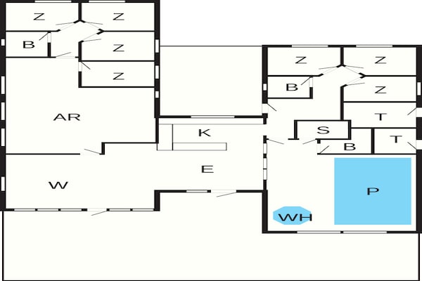 Foto van 18 persoons vakantie huis in Hasselberg - Vakantiehuis in Kappeln - FloorPlan
