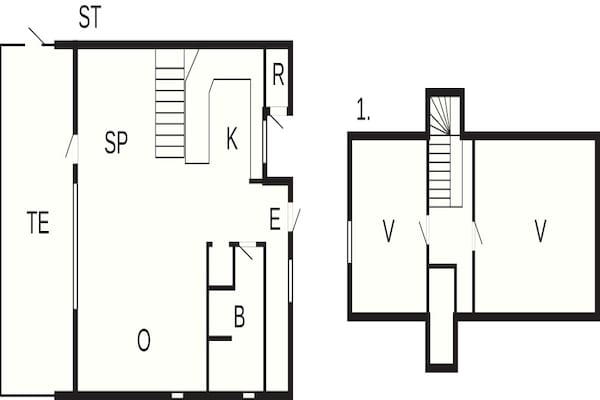 Foto van Verblijf in Himmerland, golf en spa - Vakantiehuis in Farsø - FloorPlan