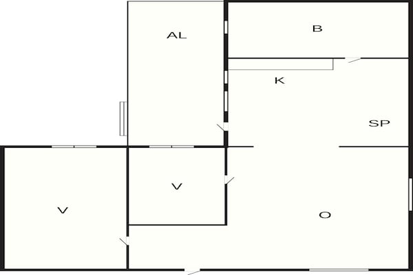 Foto van 6 Personen vakantie huis in Kosta - Vakantiehuis in Kosta - FloorPlan