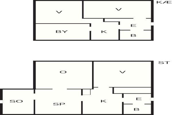 Foto van 8 Personen vakantie huis in Ansager - Vakantiehuis in Ansager - FloorPlan