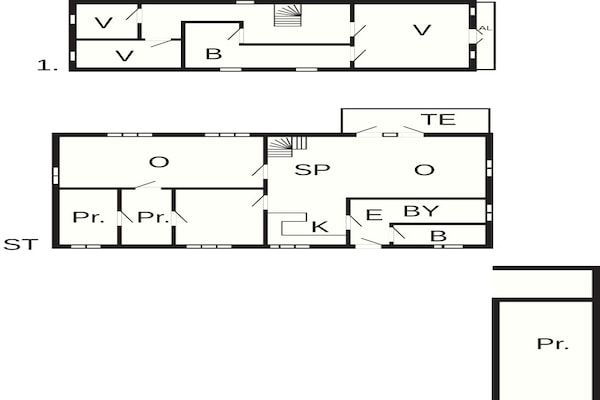 Foto van 6 Personen vakantie huis in Løgstrup - Vakantiehuis in Løgstrup - FloorPlan