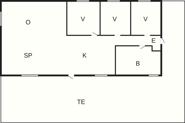 Foto van 6 Personen vakantie huis in Hadsund - Vakantiehuis in Hadsund - FloorPlan