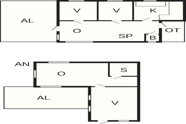Foto van 4 sterren vakantie huis in MARIEFRED - Vakantiehuis in MARIEFRED - FloorPlan