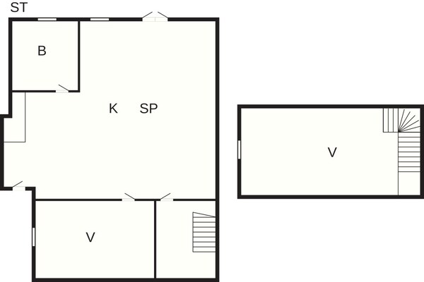 Foto van 4 sterren vakantie huis in Hjørring - Vakantiehuis in Hjørring - FloorPlan
