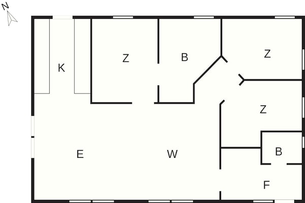 Foto van 5 sterren vakantie huis in Frederiksværk - Vakantiehuis in Frederiksværk - FloorPlan