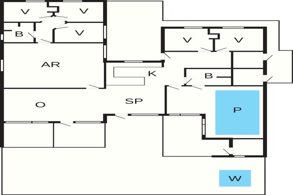Foto van 5 sterren vakantie huis in Højby - Vakantiehuis in Højby - FloorPlan
