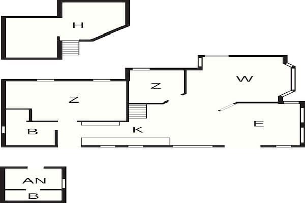 Foto van 5 sterren vakantie huis in Odder - Vakantiehuis in Odder - FloorPlan