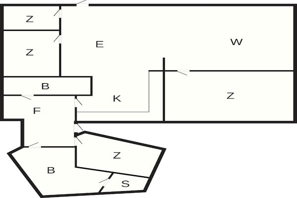 Foto van 4 sterren vakantie huis in Hadsund - Vakantiehuis in Hadsund - FloorPlan