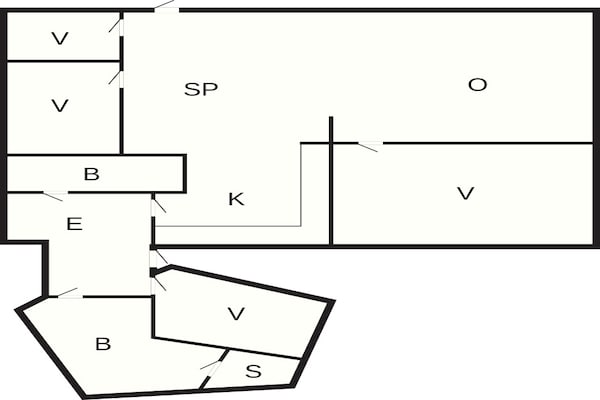 Foto van 4 sterren vakantie huis in Hadsund - Vakantiehuis in Hadsund - FloorPlan
