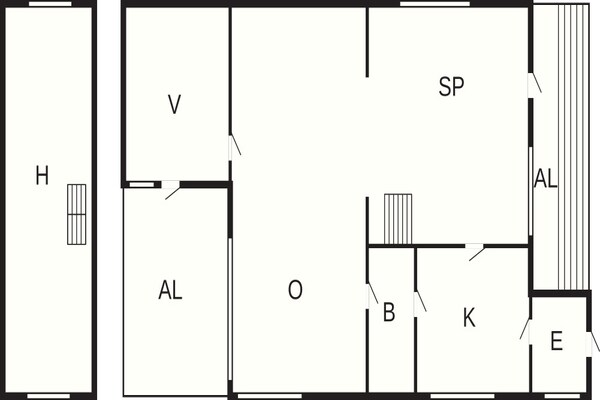 Foto van 6 Personen vakantie huis in LÖVESTAD - Vakantiehuis in LÖVESTAD - FloorPlan