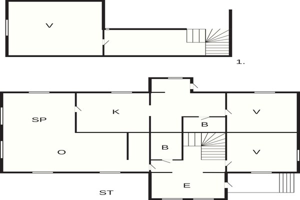 Foto van 4 sterren vakantie huis in GENARP - Vakantiehuis in GENARP - FloorPlan